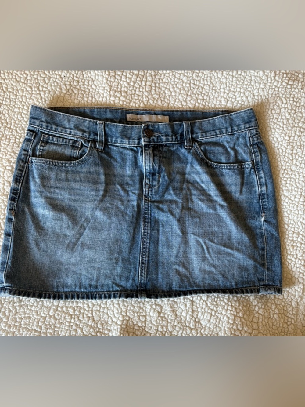 Old Navy Denim Mini Skirt in Light Blue - Women